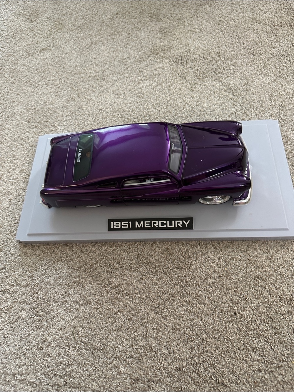1951 Mercury Die-Cast Model Car - Purple